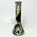 8.5" 5mm Hydrographic Glass Beaker Bong-1 Glass Bong Super Supplys Inc
