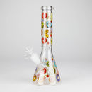10" Glass Beaker Bong with Donut Design Glass Bong 777 Smoke Design2