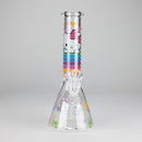 10" 5mm Glass Beaker Bong With Kitty Design Glass Bong 777 Smoke Design4