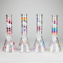10" 5mm Glass Beaker Bong With Kitty Design Glass Bong 777 Smoke