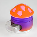 3.2" Mushroom House Grinder with One-Touch Tray – Box of 6 Display Pack 777 Smoke