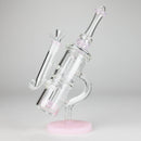 8.5" AlchemiQ Glass Bong Glass Bong DY Glass Pink