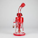 10" DripHive Glass Bong Glass Bong DY Glass Red