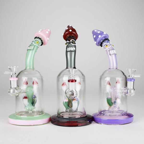 9.5" MadCaps Glass Bong