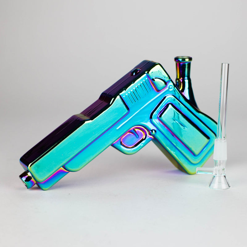 8.5" Loud Pistol Glass Bong Glass Bong JJ Distribution