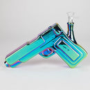 8.5" Loud Pistol Glass Bong Glass Bong JJ Distribution Green