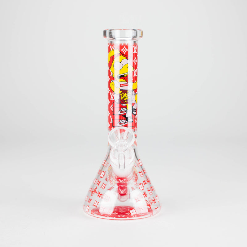 7.5" Glow-in-the-Dark Cartoon Beaker Bong – [PIP879] Glass Bong NIBO Distribution Design F