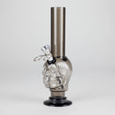 Acrylic 8" Skull Shape Water Pipe – [PIP2847] Resin · Silicone · Plastic Bong NIBO Distribution Black