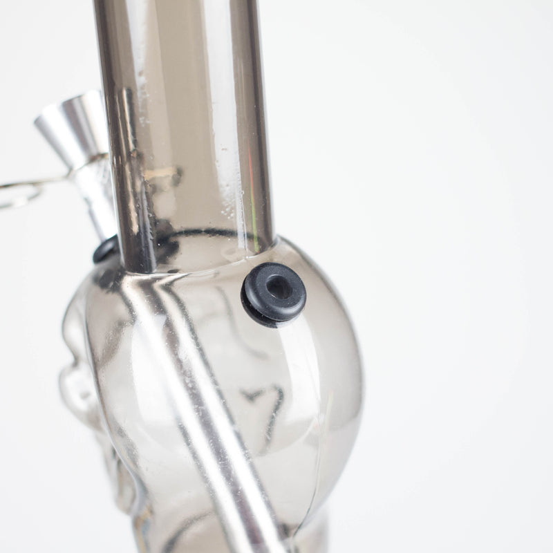 Acrylic 8" Skull Shape Water Pipe – [PIP2847] Resin · Silicone · Plastic Bong NIBO Distribution