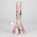 10-in-1 Smoke Set Complete Smoking Kit with 8" Glass Bong-MJ/420 Glass Bong 777 Smoke
