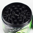 2.2" 4-Layer Metal Grinder with Cartoon Design – Box of 12 Display Pack 777 Smoke