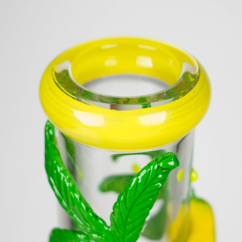 13" Bananabudz Glow in the dark Glass Bong Glass Bong DY Glass