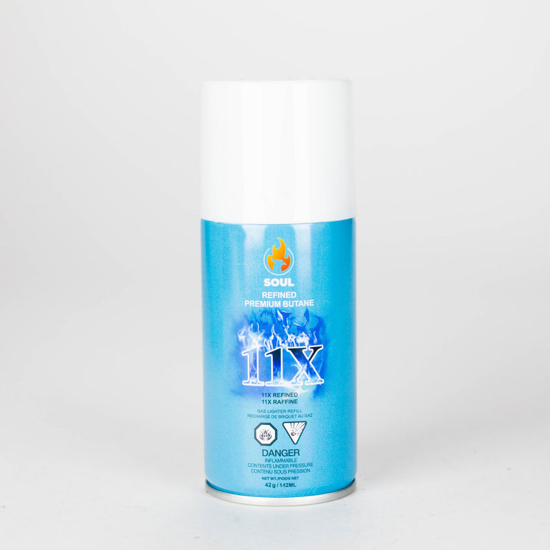 Soul | 11X Refined Premium Butane - 142ml- Pack of 12 Butane · Fluid ONE