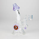 Infyniti | 6.5" Mushroom Banger Rig [GP1940] Glass Rig ONE Purple