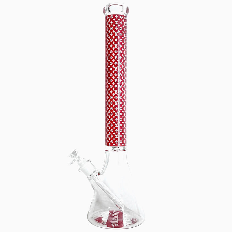 New Design 20" Stylish Designed 9mm Glow in the dark Glass Bong Glass Bong Super Supplys Inc