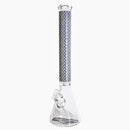 New Design 20" Stylish Designed 9mm Glow in the dark Glass Bong Glass Bong Super Supplys Inc Grey