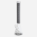 New Design 20" Stylish Designed 9mm Glow in the dark Glass Bong Glass Bong Super Supplys Inc Black