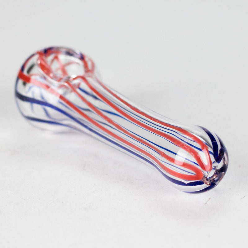 4.5" Line Soft Glass Handpipe – Colorful, Lightweight & Portable Glass Pipe RMG WHOLESALE