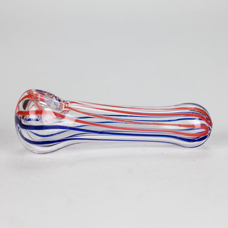 4.5" Line Soft Glass Handpipe – Colorful, Lightweight & Portable Glass Pipe RMG WHOLESALE