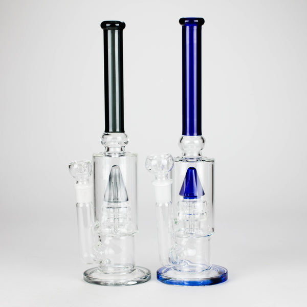 13" Sawar T Glass Water Pipe – Precision Filtration with Sleek Design Glass Bong RMG WHOLESALE