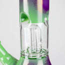 8" Dome Percolator Water Pipe – Beaker Base, Ice Catcher, Assorted Colors Glass Bong RMG WHOLESALE