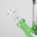 8" Dome Percolator Water Pipe – Beaker Base, Ice Catcher, Assorted Colors Glass Bong RMG WHOLESALE