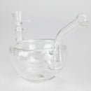 Clear Katora Water Pipe – Unique Bowl-Style Design with 14mm Joint Glass Bong RMG WHOLESALE