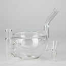 Clear Katora Water Pipe – Unique Bowl-Style Design with 14mm Joint Glass Bong RMG WHOLESALE