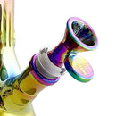 Fortune | 10" 5mm Electroplate Glass Bong- Assorted Colour Glass Bong Fortune
