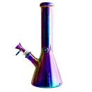 Fortune | 10" 5mm Electroplate Glass Bong- Assorted Colour Glass Bong Fortune