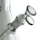 Fortune | 14" 4mm Electroplate Glass Bong- Assorted Colour Glass Bong Fortune