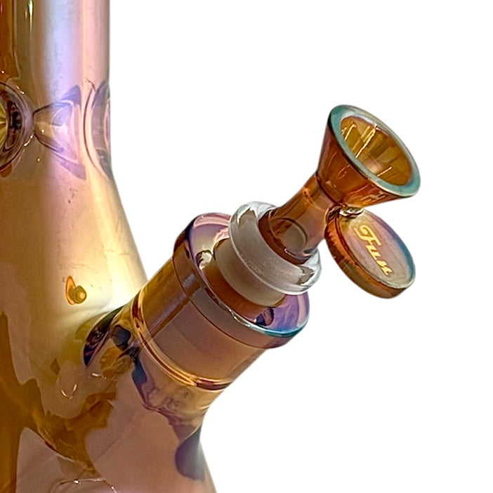 Fortune | 18" 7mm Electroplate Glass Beaker Bong [185007NE] Glass Bong Fortune