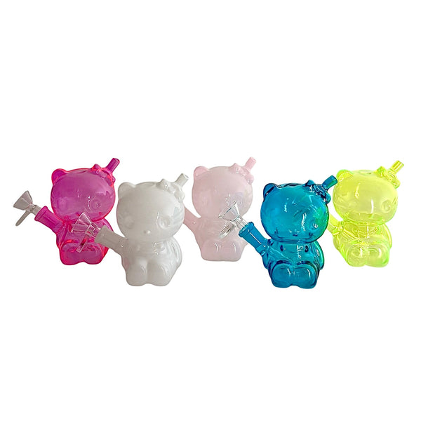 4-1/2" Bear Design Glass Bong Glass Bong Fortune