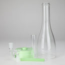 12" Easy-Clean Bird Bong – Removable Percolator | 14mm Bowl Joint Glass Bong 777 Smoke