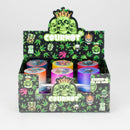 1.5" 4-Layer Metal Grinder – Rose Skull Design | Box of 12 Display Pack 777 Smoke