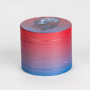 1.5" 4-Layer Metal Grinder – Rose Skull Design | Box of 12 Display Pack 777 Smoke