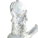6" Astronaut Design Electroplate Glass Bong – Compact & Stemless Glass Bong Fortune