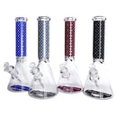 14" Stylish Glow-in-the-Dark Glass Bong – 7mm Thick Glass Bong Super Supplys Inc