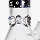 10" Cartoon Glow-in-the-Dark Glass Beaker Bong – 3-Piece Set Glass Bong Super Supplys Inc