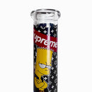 10" Cartoon Glow-in-the-Dark Glass Beaker Bong – 3-Piece Set Glass Bong Super Supplys Inc