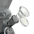 6" Hourglass Electroplate Glass Bong – Compact & Stemless Glass Bong Fortune