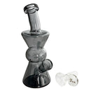 6" Hourglass Electroplate Glass Bong – Compact & Stemless Glass Bong Fortune
