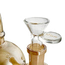 Fortune | 6-3/4" Ball Shape Electroplate Glass Bong – Compact & Stemless Glass Bong Fortune