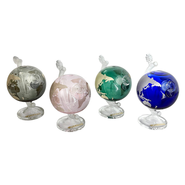 7-1/2" Globe-Shaped Glass Bong Glass Bong Fortune