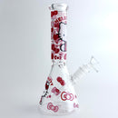 10" 5mm HK Design Glass Beaker Bong Glass Bong Super Supplys Inc
