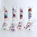 10" 5mm HK Design Glass Beaker Bong Glass Bong Super Supplys Inc