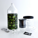 Electric Lamp Bong Set-Leaf Bundle Super Supplys Inc