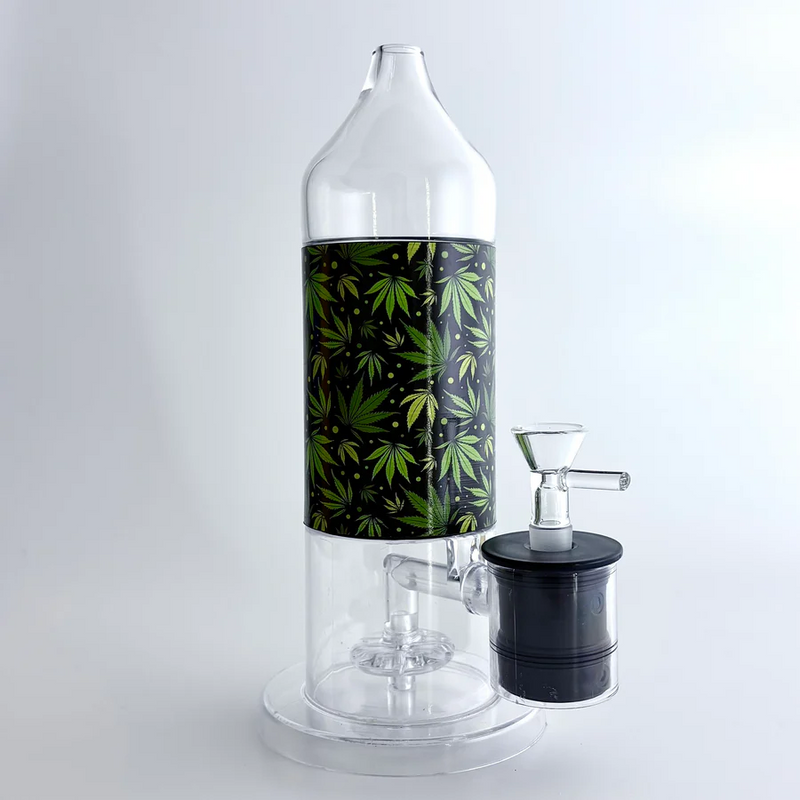 Electric Lamp Bong Set-Leaf Bundle Super Supplys Inc