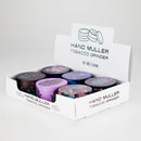 2.5" 4-Layer Metal Herb Grinder with Magic Mushroom Design – Box of 6 Display Pack 777 Smoke