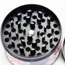 2.5" 4-Layer Metal Herb Grinder with Magic Mushroom Design – Box of 6 Display Pack 777 Smoke